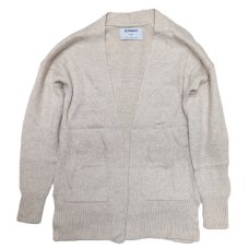 ONX03: Girls Beige Long Knitted Cardigan (5-16 Years)